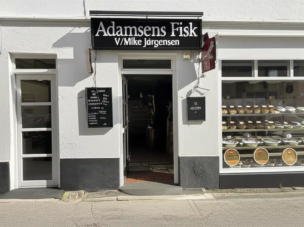 Adamsens Fisk V/Mike Jørgensen 1 Adamsens Fisk V/Mike Jørgensen: Traditionel dansk fiskebutik