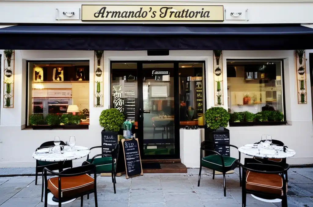 Armando's Trattoria 1 Armandos Trattoria: Authentisk italiensk restaurant i byen