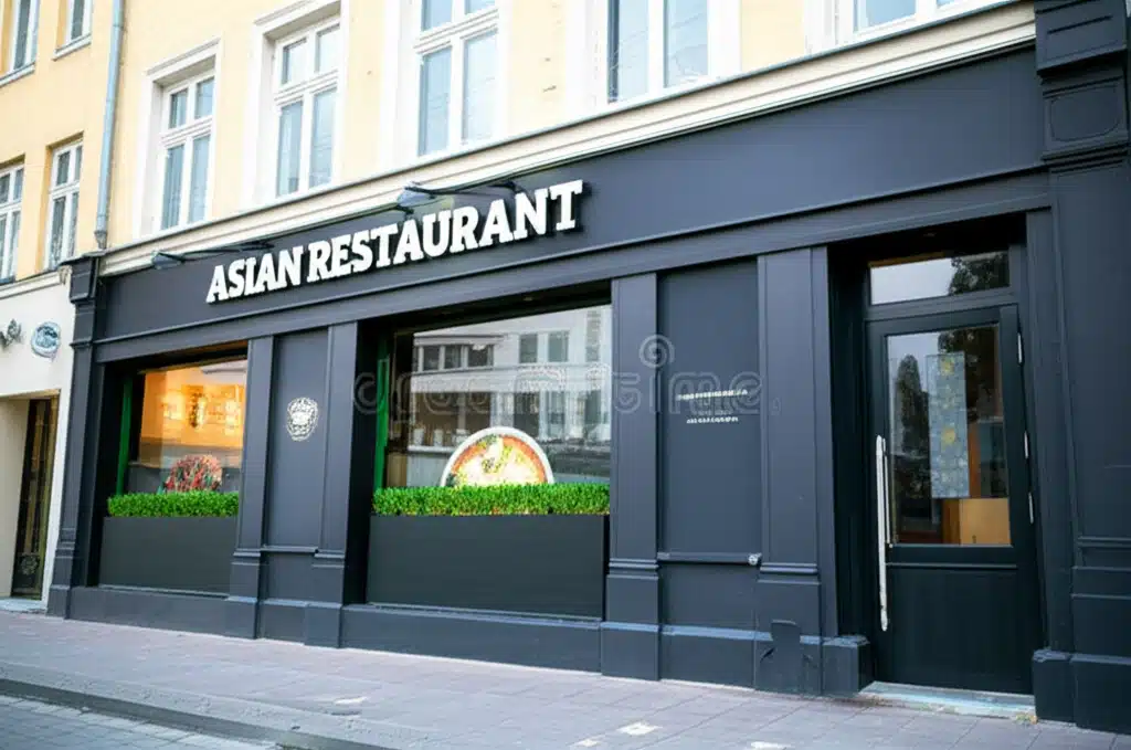 Asian Restaurant 1 Asiatisk restaurant serverer lækker mad