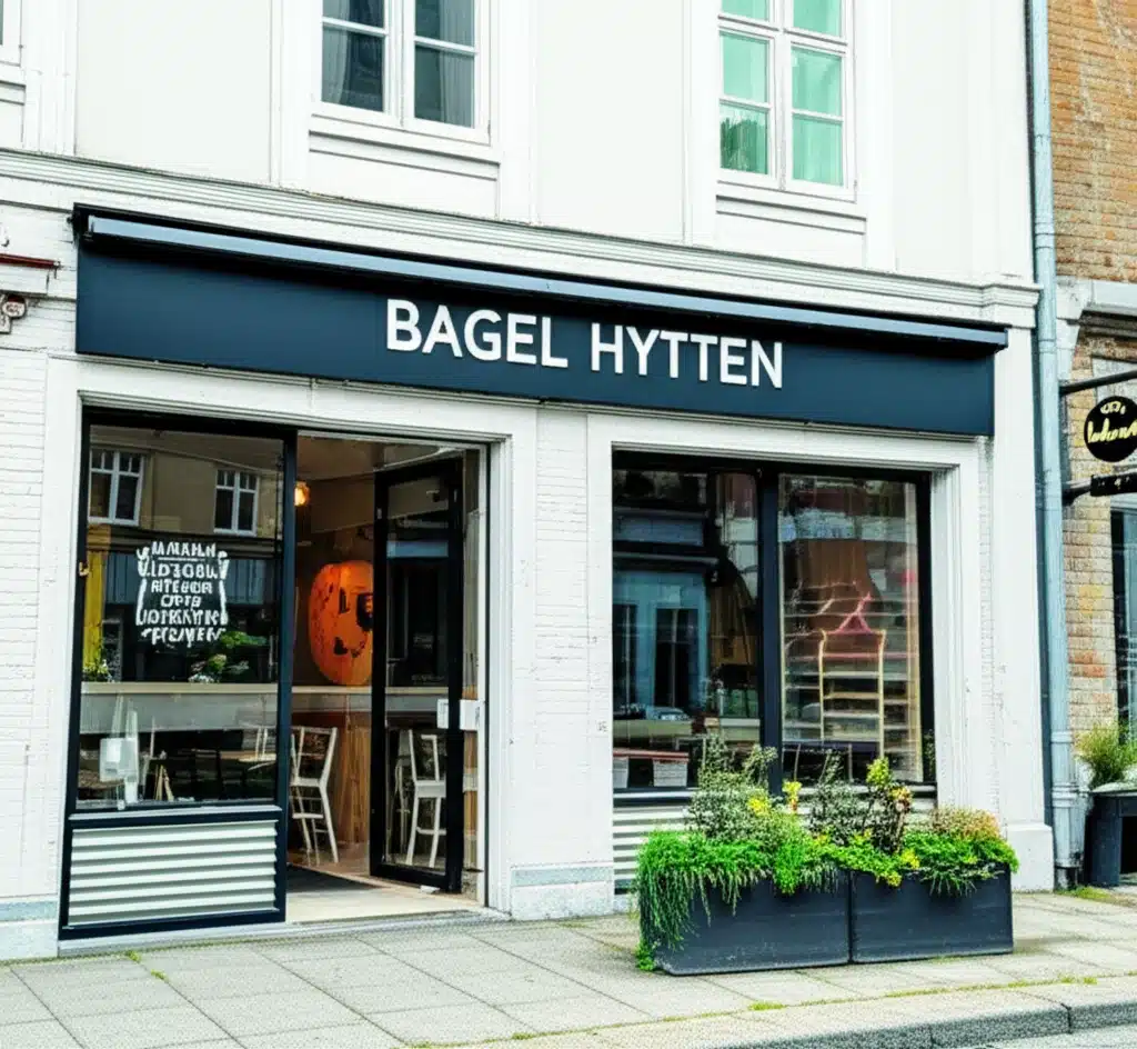 Bagel Hytten: Lækre bagels og hyggelig atmosfære