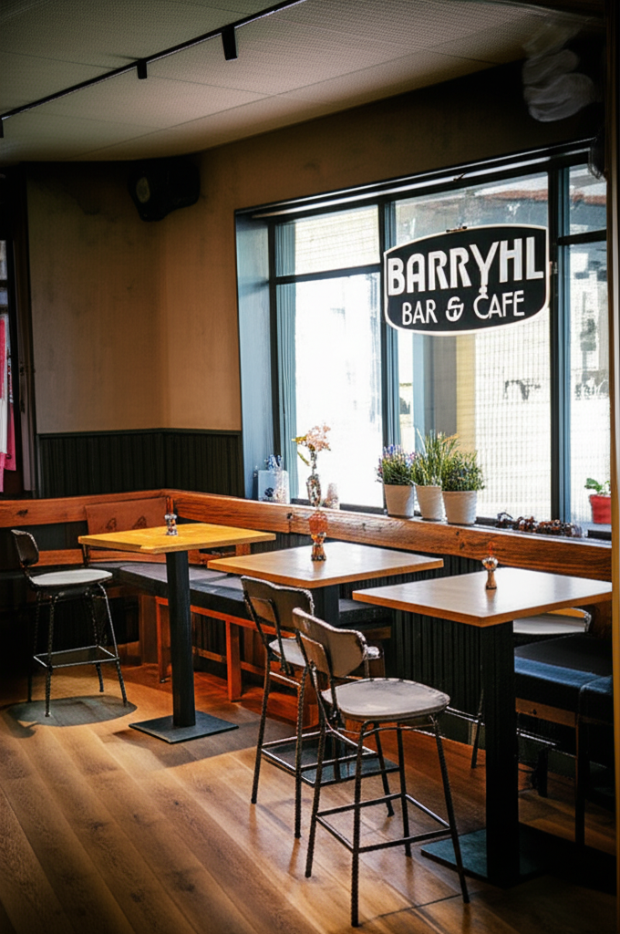 Baryhl Bar & Café: Hyggelig atmosfære og lækker mad
