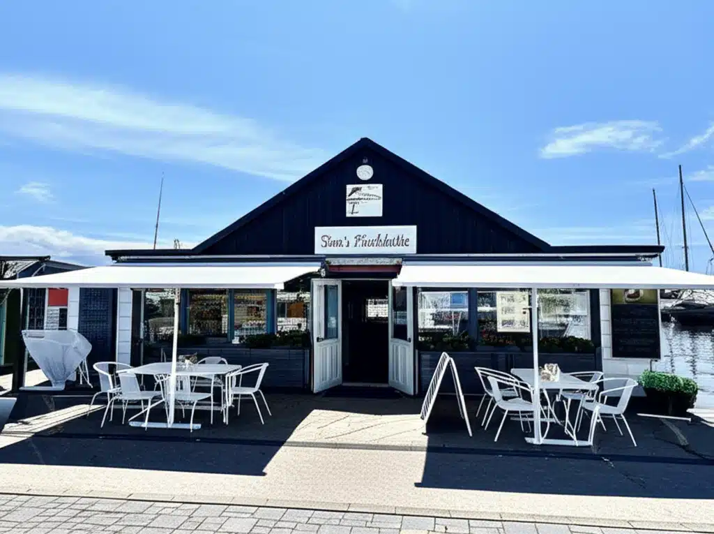 Ben's Fischhütte 1 Bens Fischhütte: Fisk restaurant i idylliske omgivelser