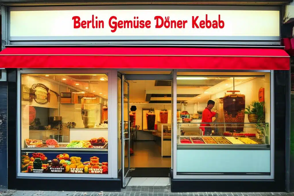 Berlin Gemüse Döner Kebab 1 Berlin Gemüse Döner Kebab: Lækker vegetarisk ret
