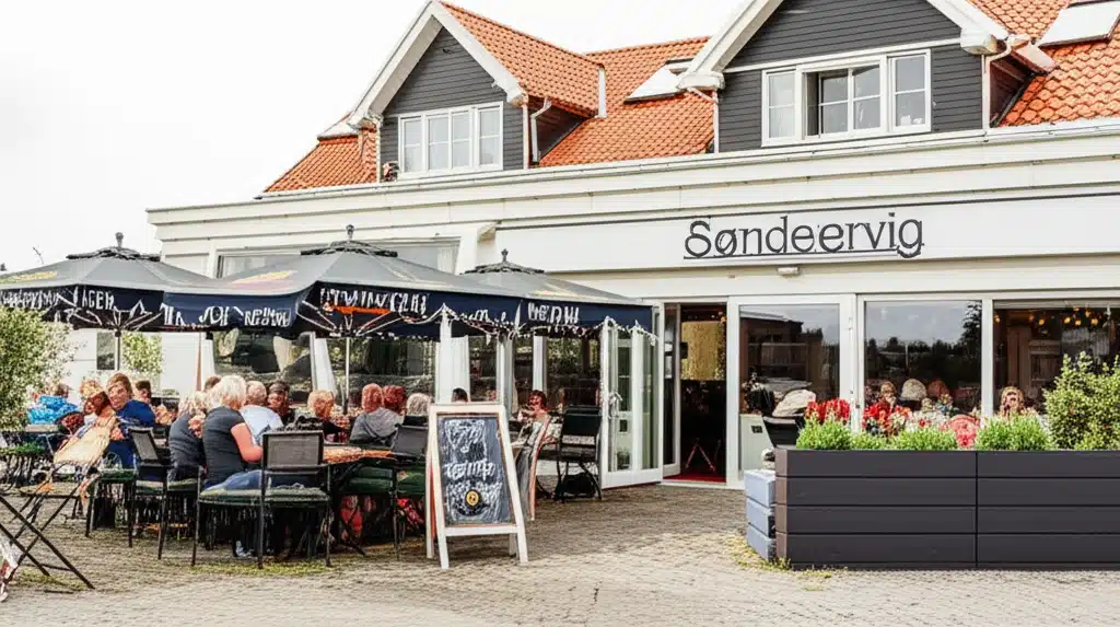 Biergarten Søndervig 1 Biergarten Søndervig: Udenomslutning i hyggelig sommerstemning