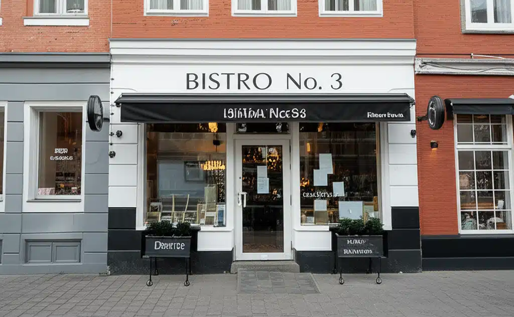 Bistro No. 3 1 Bistro No. 3: Hyggelig restaurant med lækker mad og drikke