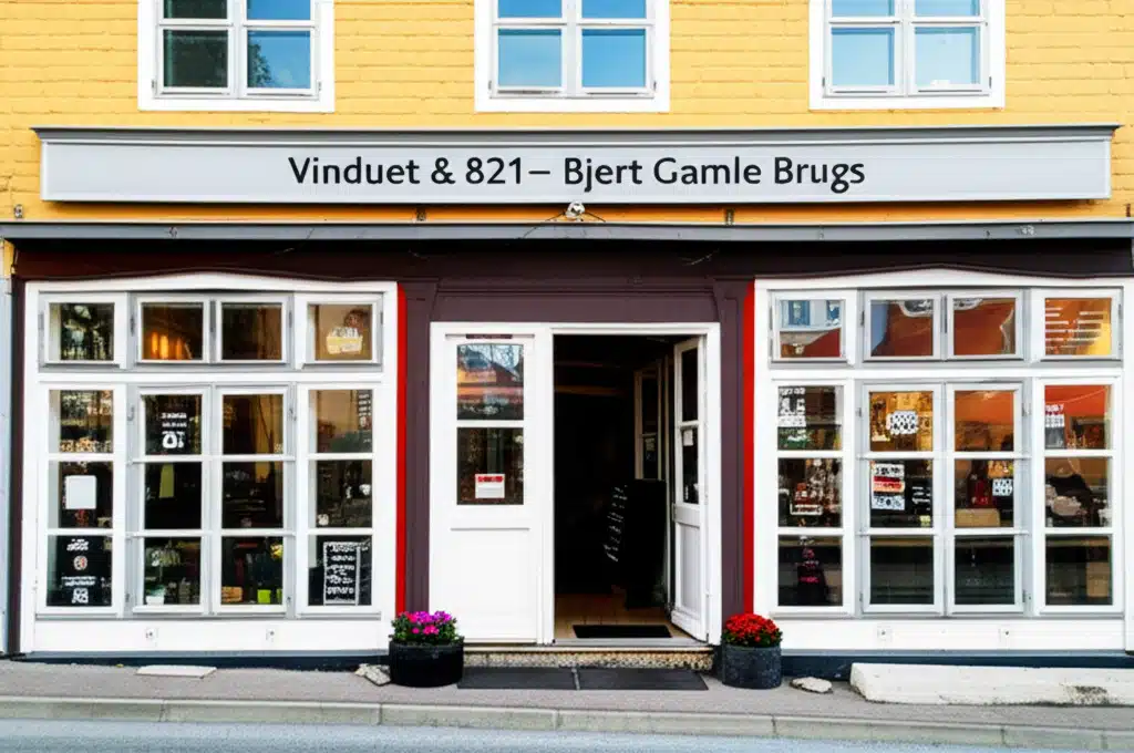 Vinduet - Bjert Gamle Brugs 1 Bjert Gamle Brugs historiske vindue – Vinduet fra Bjert
