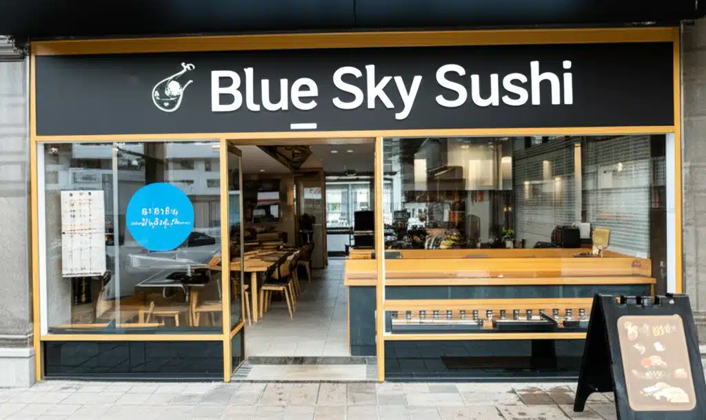 Blue Sky Sushi 1 Blå himmel sushi - frisk og lækker madoplevelse