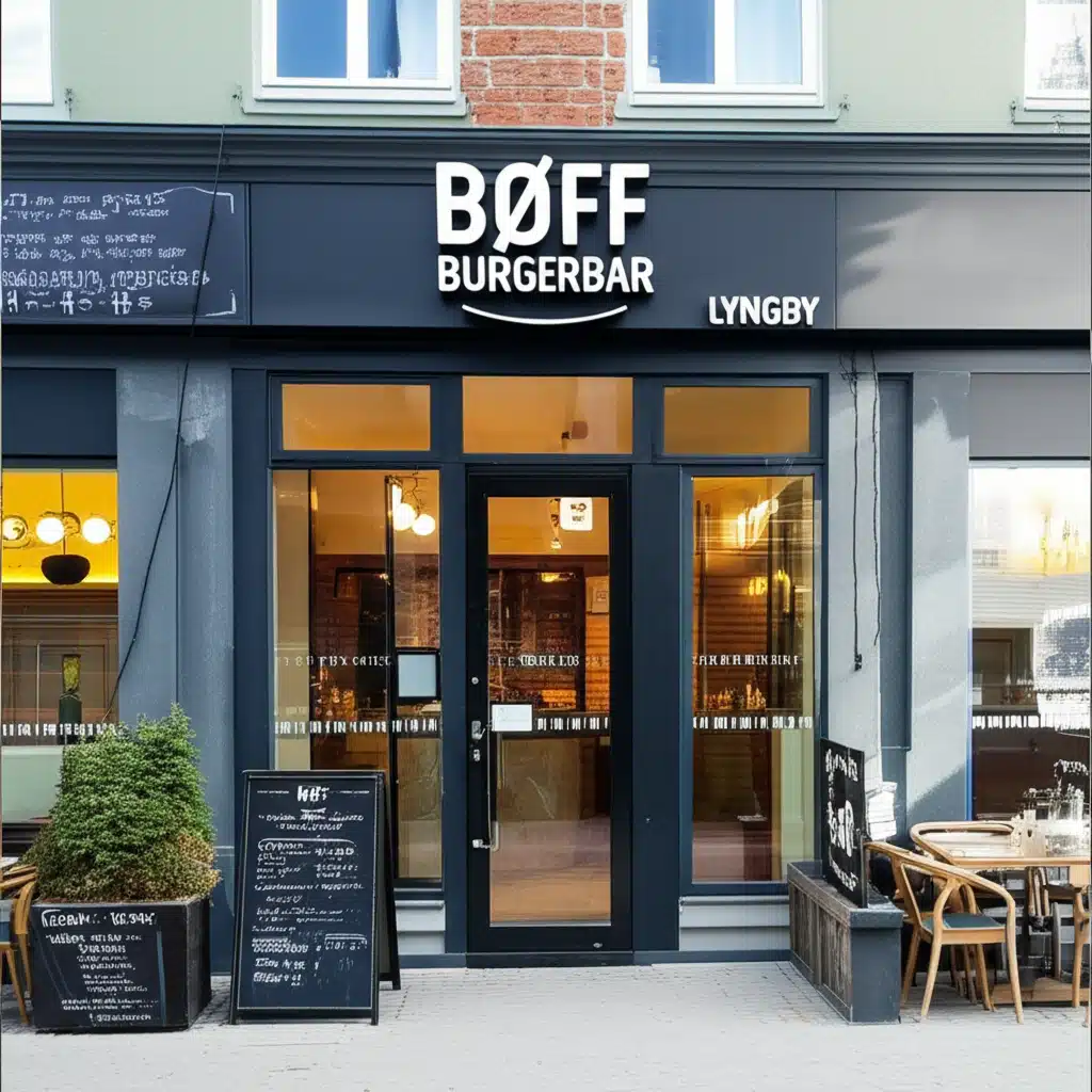 Bøff Burgerbar Lyngby 1 Bøff Burgerbar Lyngby: Lækre burgere og god stemning