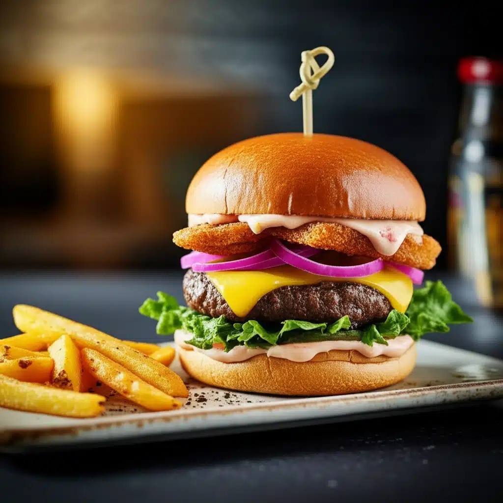 Burger & pike bowl 1 Burger & Pike Bowl: Lækker madkombination med friske ingredienser
