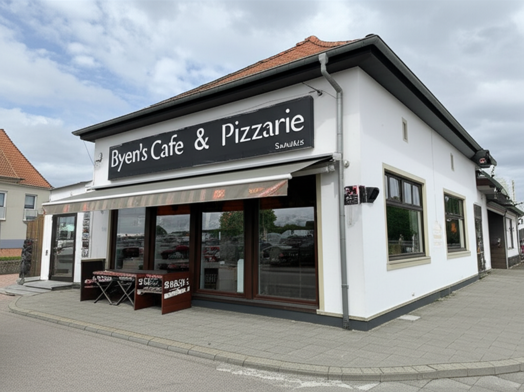 Byen's Cafe & Pizzarie Stenlille 1 Byens Cafe & Pizzarie Stenlille: Lækker Pizza og Kaffe i Stenlille