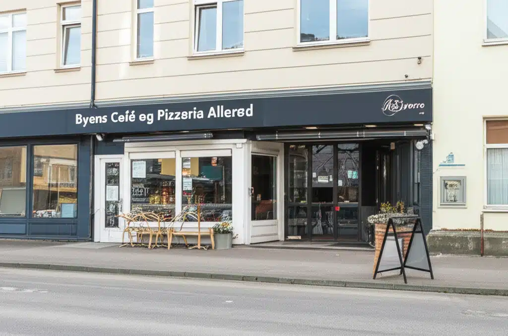 Byens Café og Pizzeria Allerød 1 Byens Café og Pizzeria Allerød: Lækker Pizza og Kaffe i Byen