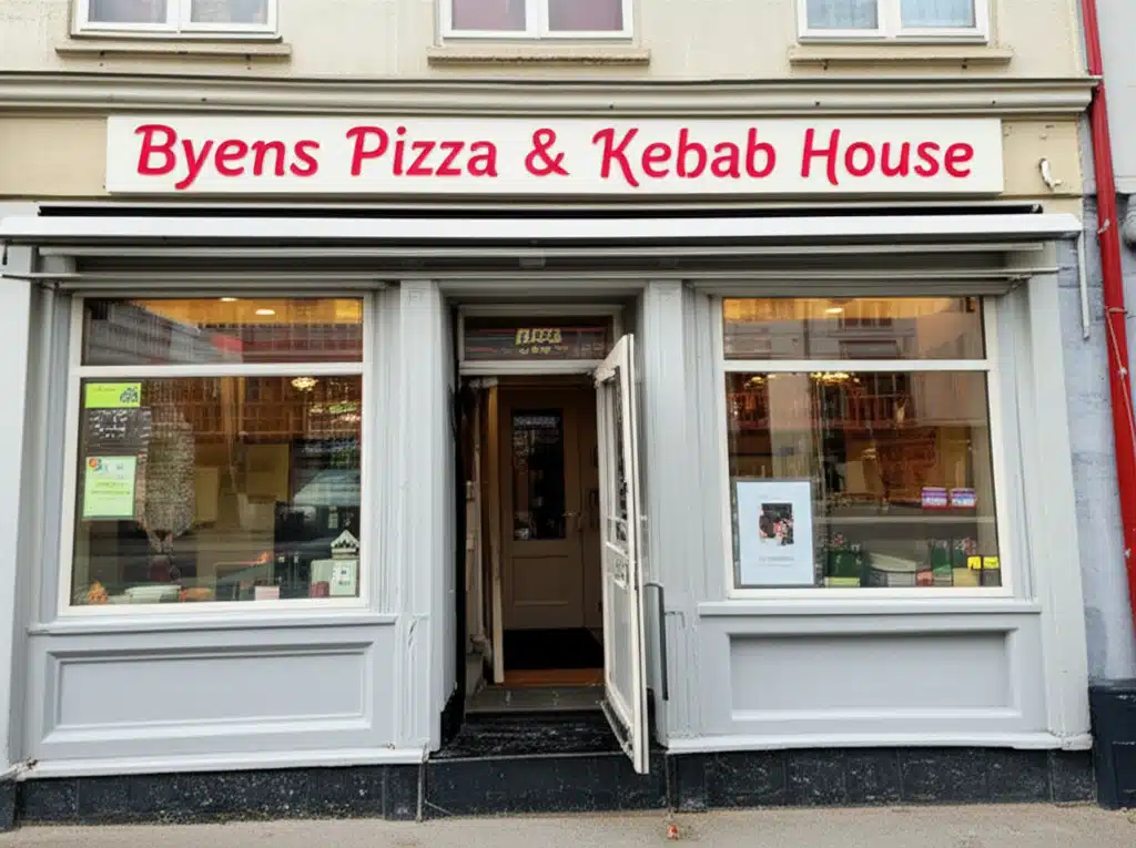 Byens Pizza & Kebab House 1 Byens Pizza & Kebab House: Lækker italiensk og tyrkisk mad