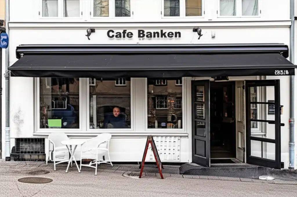 Cafe Banken 1 Café Banken: Københavns hyggelige kaffeparadis med dejlig udsigt