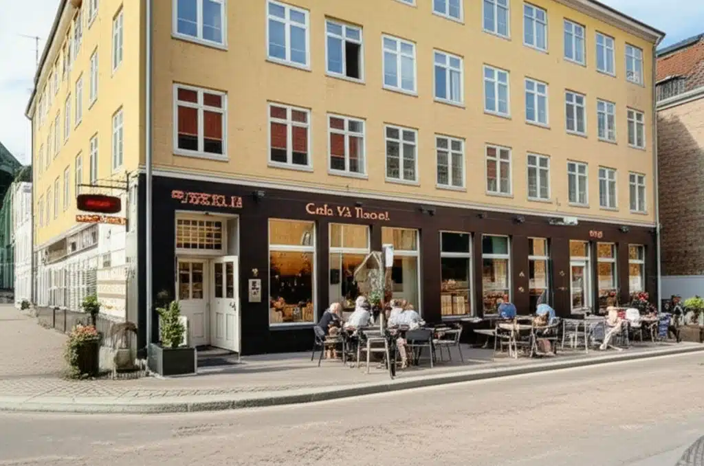 Cafe På Torvet 1 Cafe På Torvet: Hyggelig Atmosfære og Lækker Kaffe i Byrummet