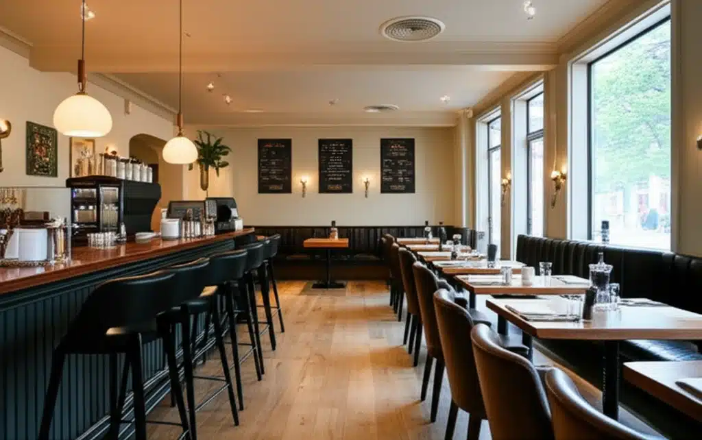 Cafe' SAGA Hobro 1 Café SAGA Hobro: Hyggelig Kaffebar med Dejlig Atmosfære