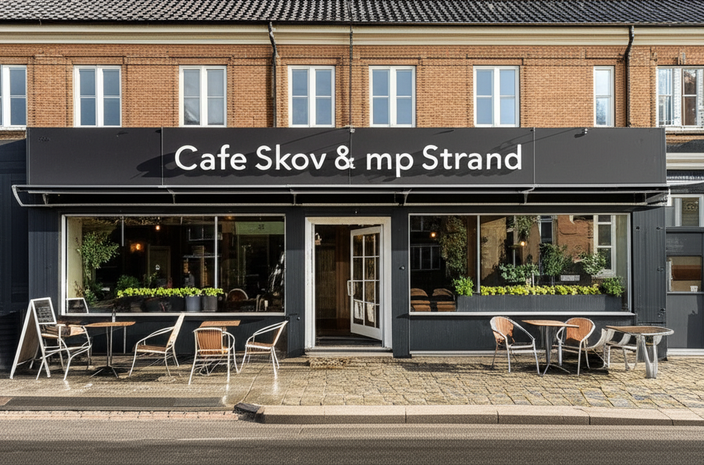Cafe Skov & Strand: Hyggelig atmosfære ved stranden