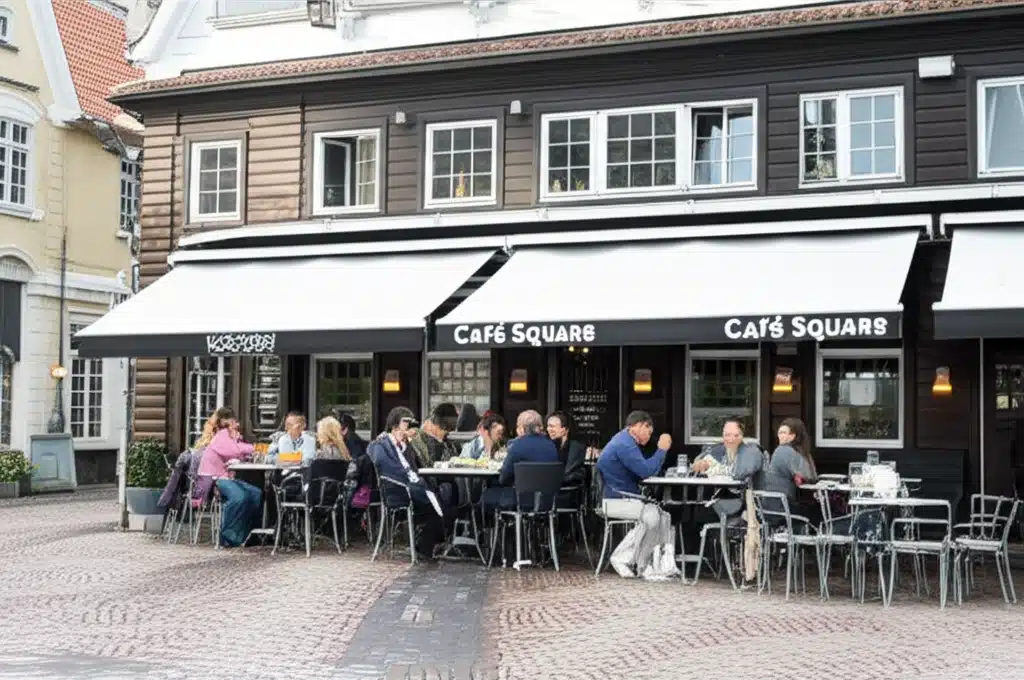 Café Square 1 Café Square: Hyggelig Kaffestop i Byrummet - København Café