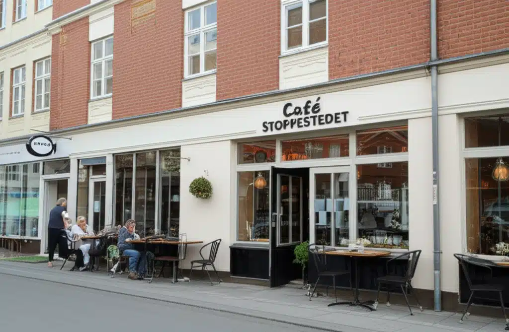 Cafe Stoppestedet 1 Cafe Stoppestedet: hyggeligt møtested med lækker kaffe og kage
