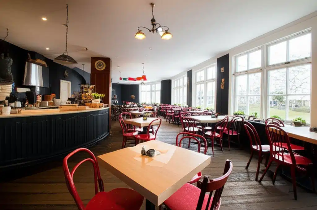 Cafe Udsigten 1 Cafe Udsigten: Hyggelig cafe med fantastisk udsigt