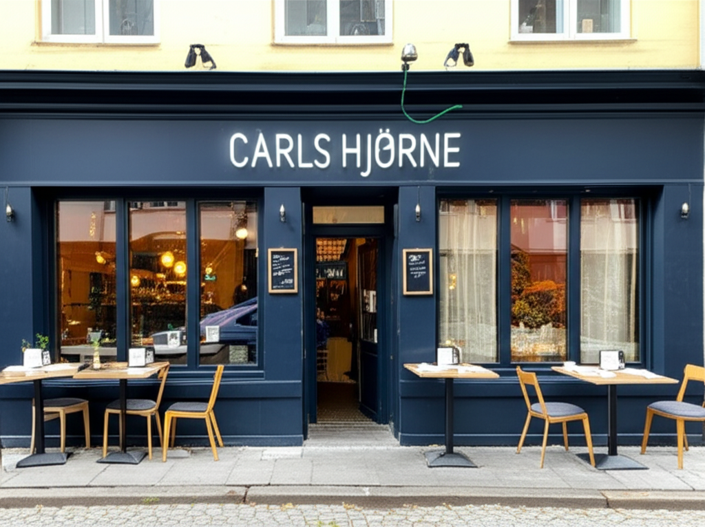 Carls Hjørne 1 Carls Hjørne: En hyggelig og stemningsfuld café i København