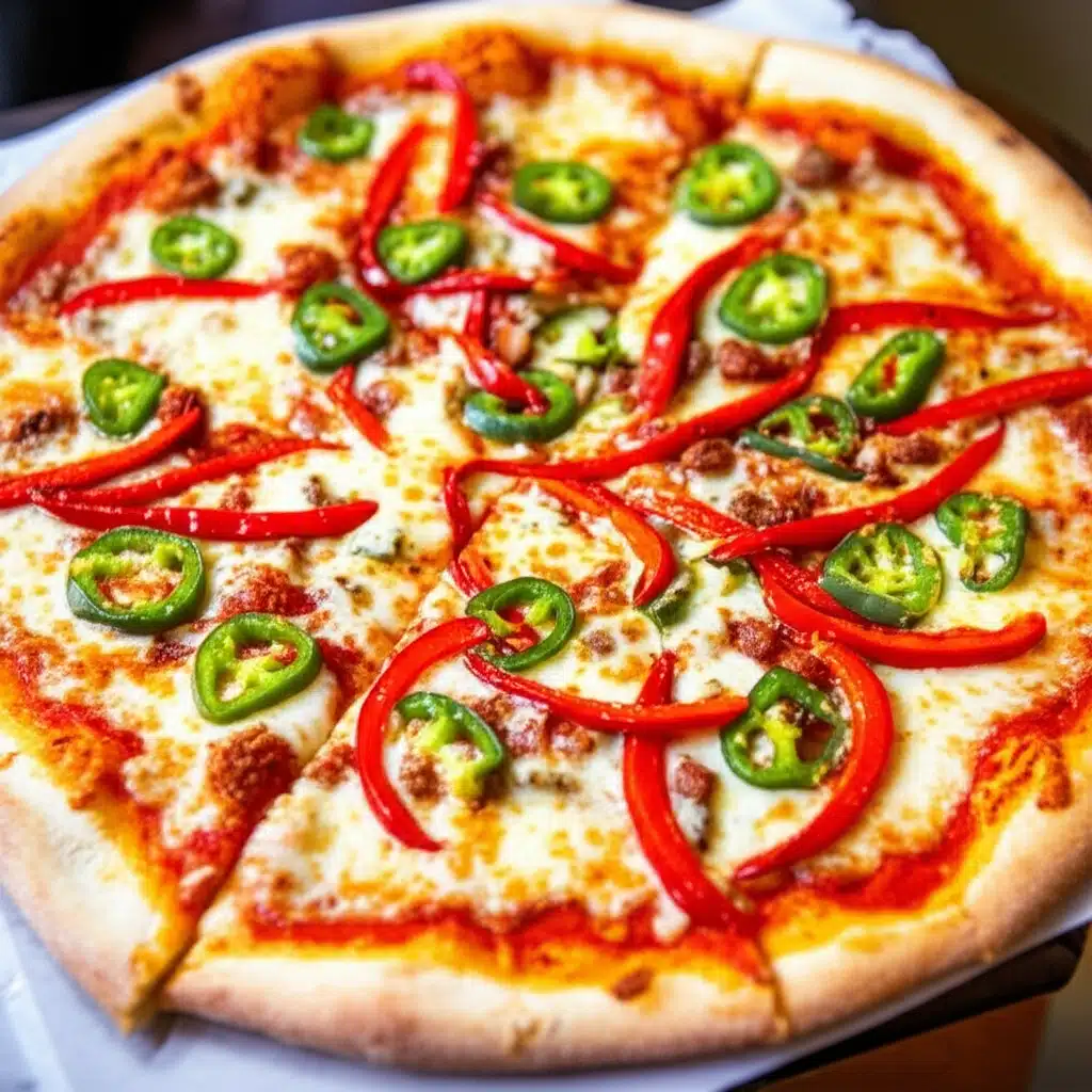 Chili Pizza 1 Chili Pizza: Spicy og lækker pizza med chiliflager