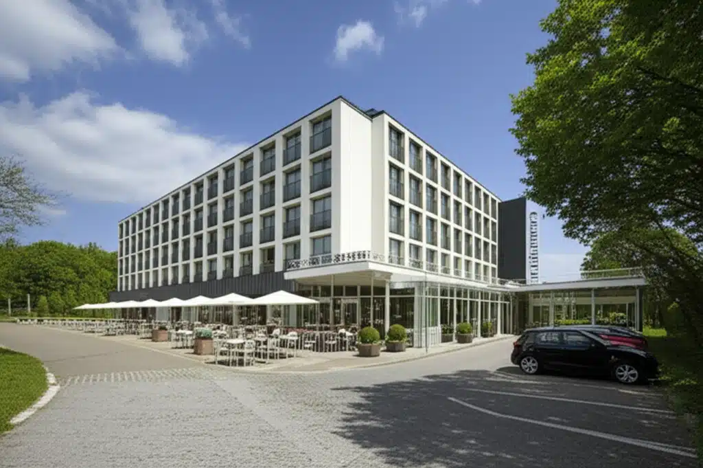 Comwell Middelfart 1 Comwell Middelfart Hotel: Udsigt over vandet i Middelfart, Danmark