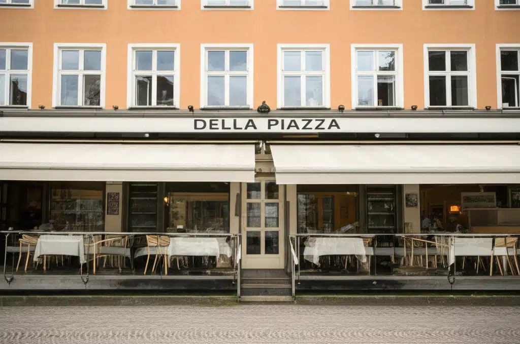Della Piazza: En charmerende italiensk restaurant i hjertet af byen