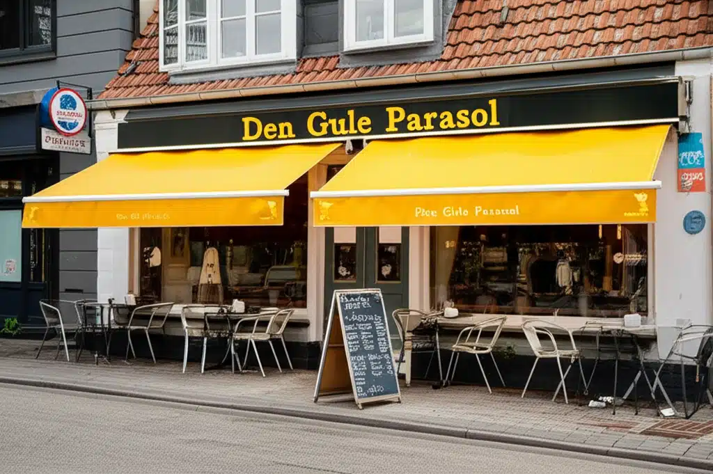 Den Gule Parasol 1 Den Gule Parasol: Sommerens perfekte solbeskyttelse