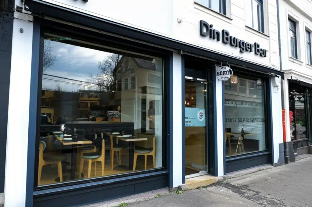 Din Burger Bar 1 Din Burger Bar: Lækre burgere og friske ingredienser