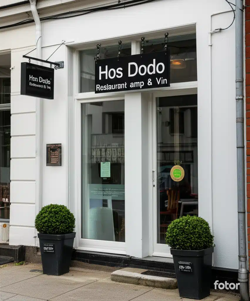 Hos Dodo Restaurant & Vin 1 Dodo Restaurant & Vin: Lækker mad og vin i hyggelig atmosfære