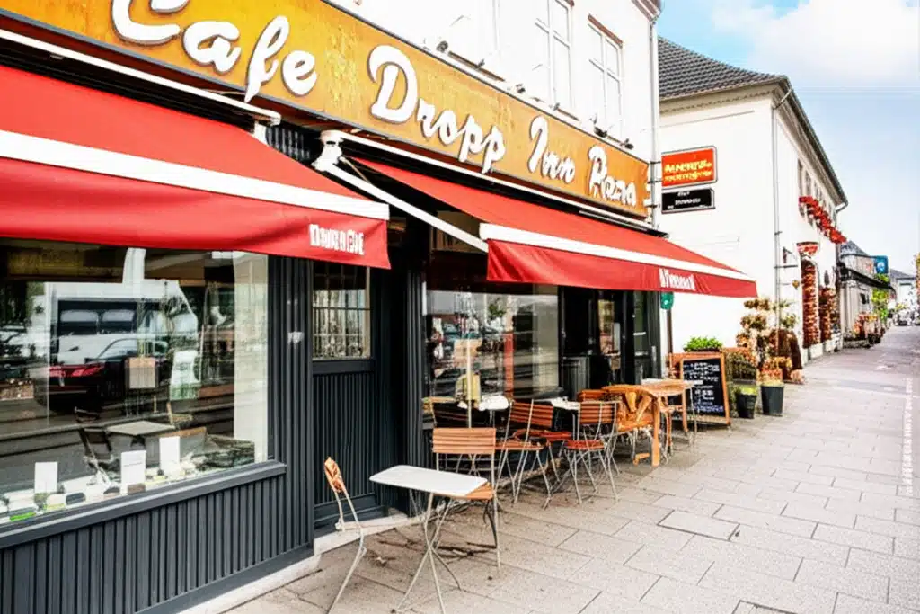 Cafe Dropp Inn Pizza 1 Dropp Inn Pizza: Lækker Pizza & Café-oplevelse i hyggelig atmosfære