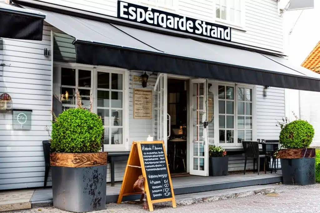 Espergærde Strand 1 Espergærde Strand: Udsigt over den smukke kystlinje i Nordsjælland