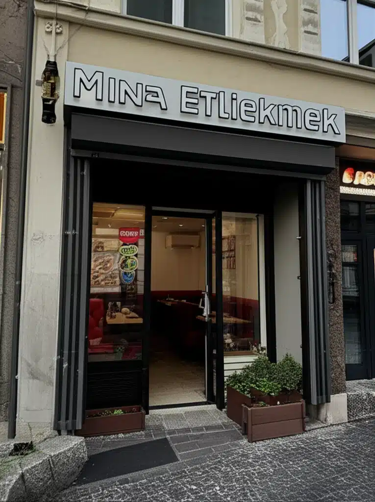 Mina Etliekmek 1 Etliekmek - Tyrkisk Fladbrødsspecialitet med Kød og Grøntsager
