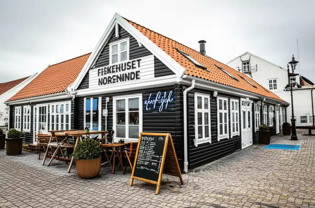 Fiskehuset Norsminde 1 Fiskehuset Norsminde: Historisk Fiskerilejlighed ved Vandet