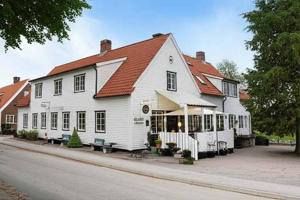 Fladbro Kro: Hyggelig restaurant og overnatning i smukke omgivelser