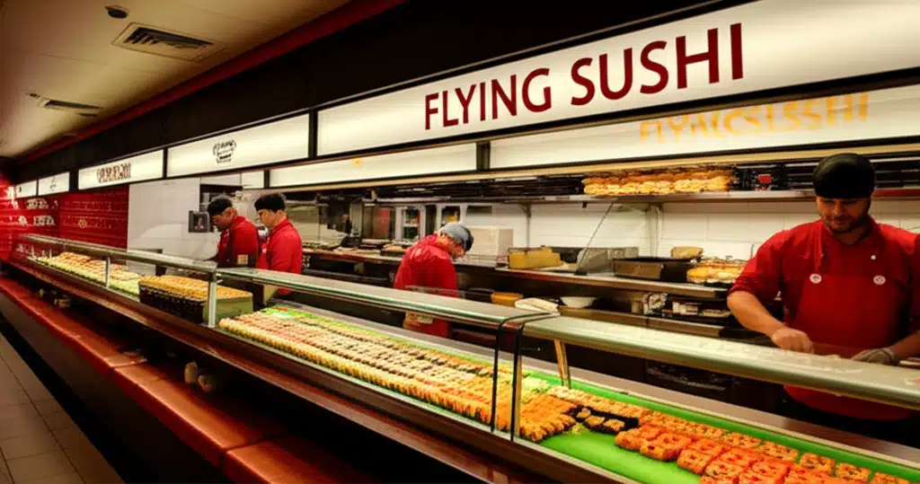 Flying Sushi 1 Flyvende Sushi: En lækker og kreativ ret i luften