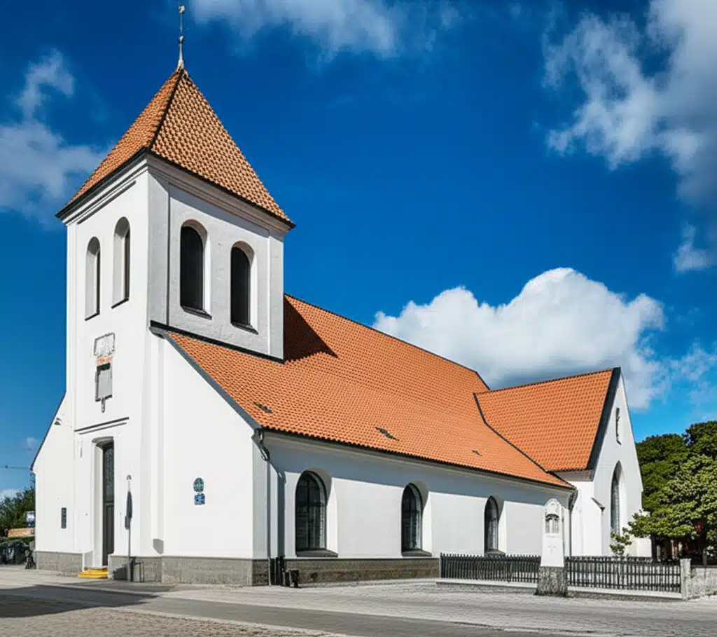 Glamsbjerg Kirke 1 Glamsbjerg Kirke: Historisk Kirke i Danmark med Smuk Arkitektur