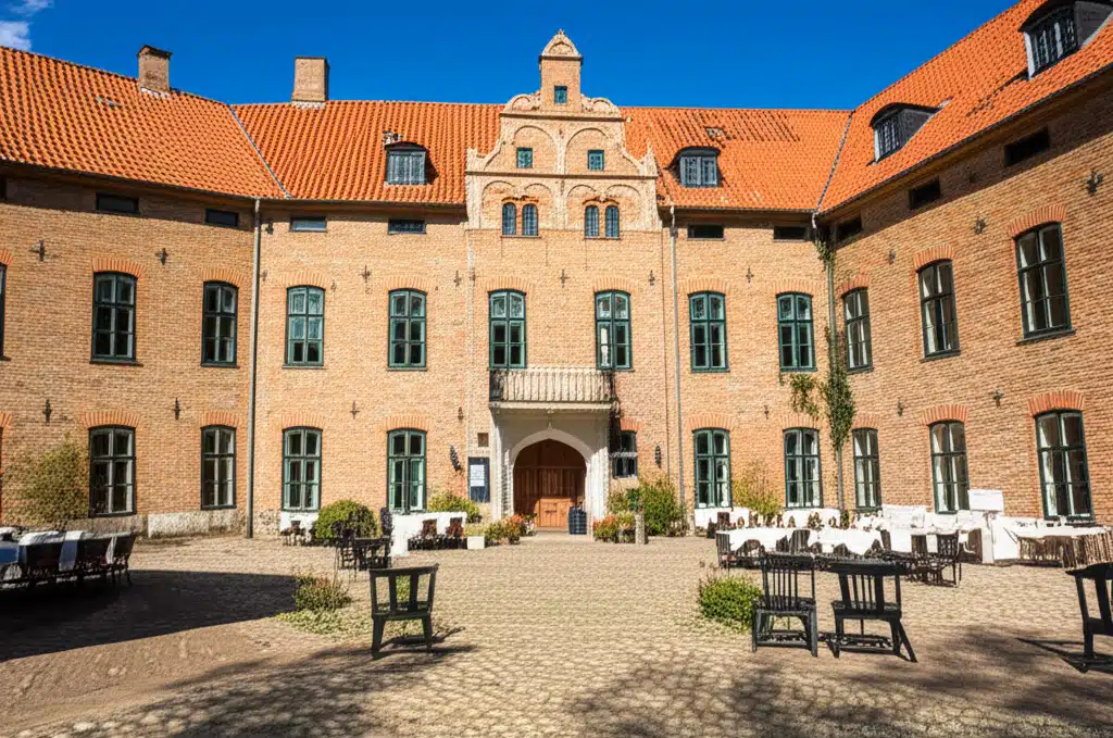 Gram Slot 1 Gram Slot: Historisk dansk slot med smuk arkitektur og haver