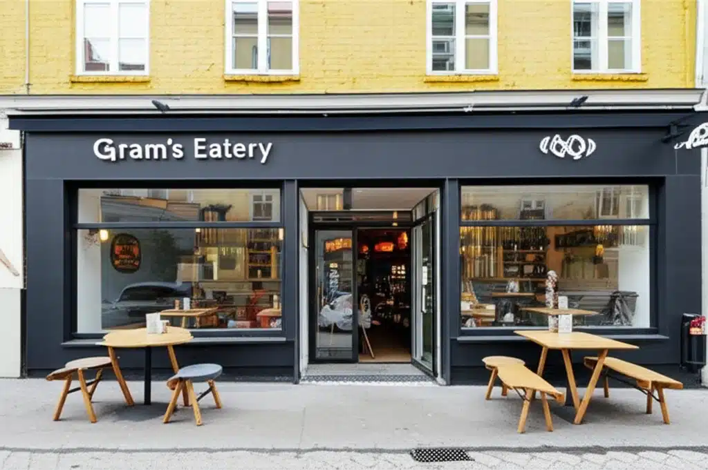 Gram's Eatery 1 Grams Eatery: Dejligt madsted i byen