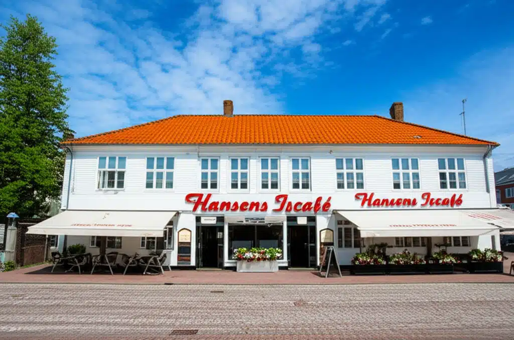 Hansens Iscafé 1 Hansens Iscafé: Lækkert is og kaffe i hyggelig atmosfære