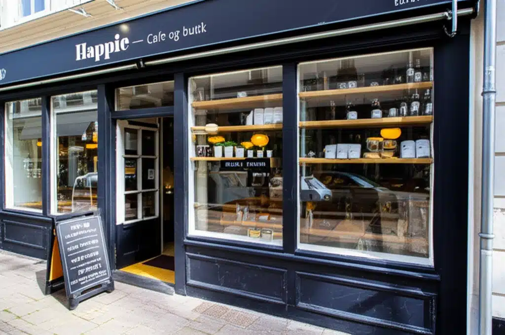 Happie - Cafe og butik 1 Happie - hyggeligt café og butik med charmerende atmosfære