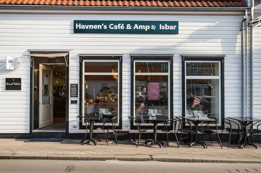 Havnens Café & Isbar: Lækker is og kaffe med havudsigt
