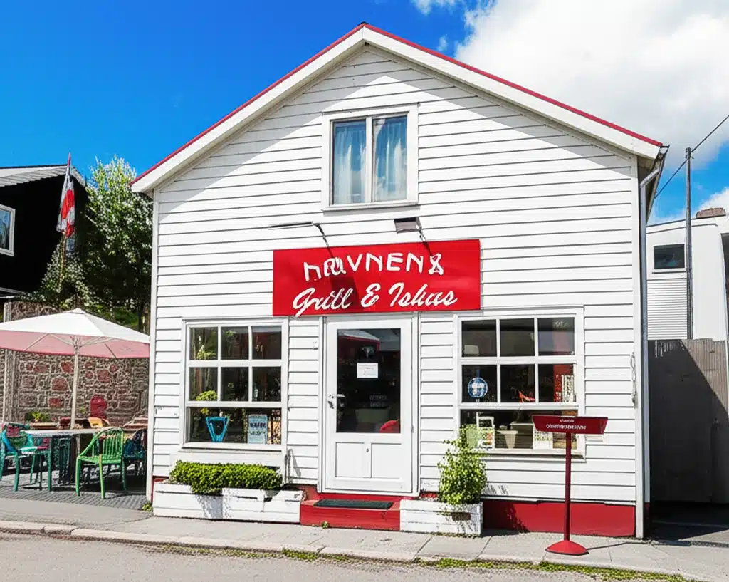 Havnens Grill & Ishus 1 Havnens Grill & Ishus: Lækker mad og is i hyggelig havneomiljø