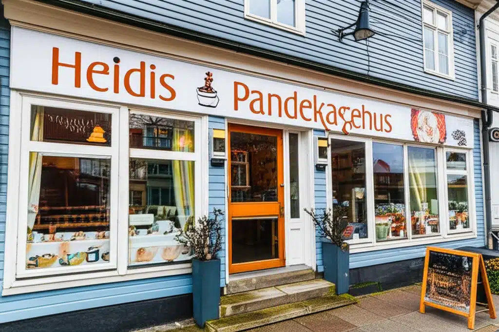 Heidis Pandekagehus 1 Heidis Pandekagehus: Lækre, hjemmelavede pandekager i hyggelig atmosfære