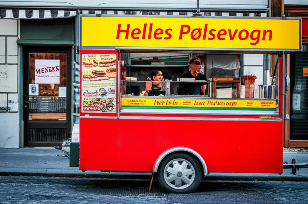 Helles Pølsevogn 1 Helles Pølsevogn: En klassisk dansk hotdog-oplevelse