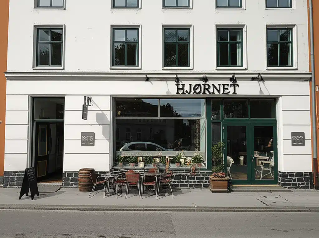 Hjørnet 1 Hjørnets unikke design og arkitektoniske detaljer i byen