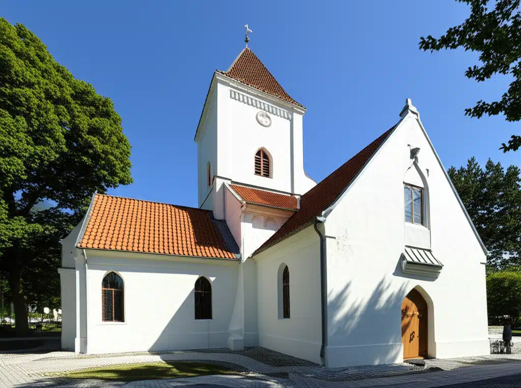 Hjortshøj Kirke: Smuk middelalderlig kirke i Aarhus, Danmark