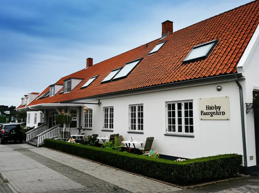 Hørby Færgekro 1 Hørby Færgekro: Historisk kro og idyllisk udsigt over vandet