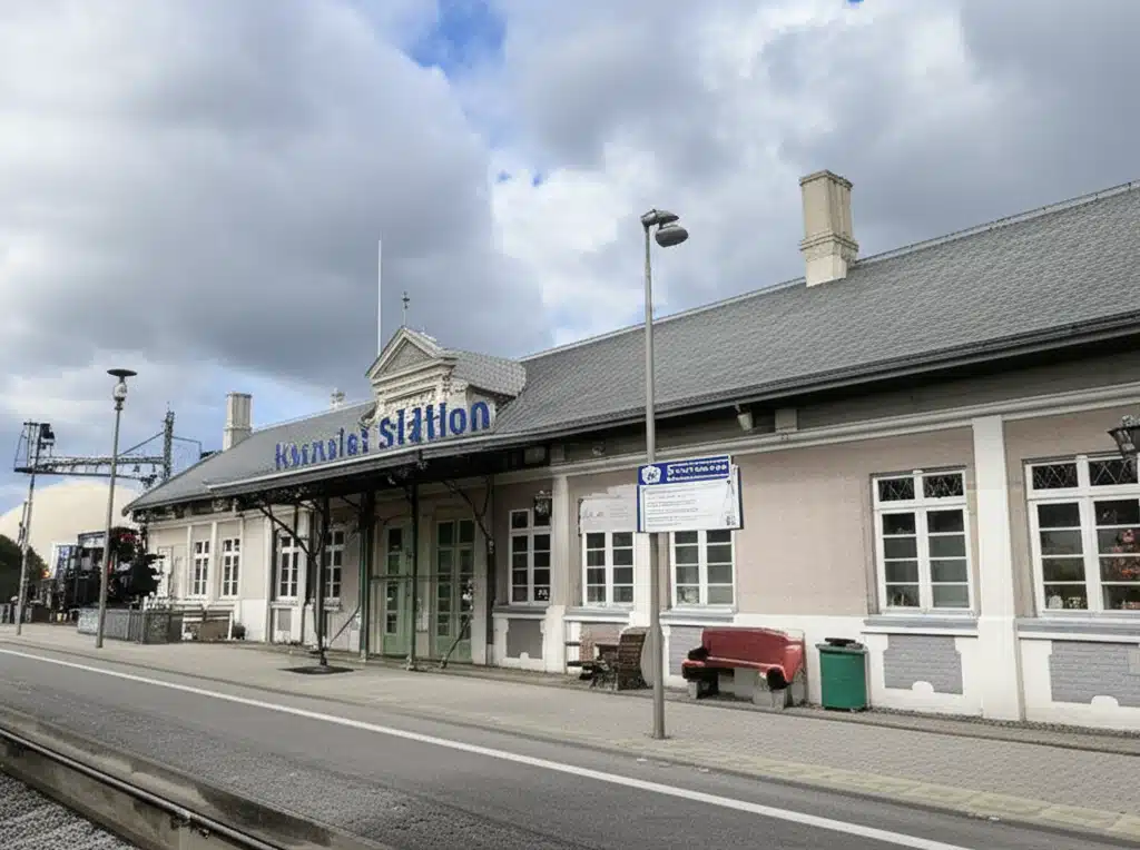 Hornslet Station 1 Hornslet Station: Historisk Jernbanestation i Danmark