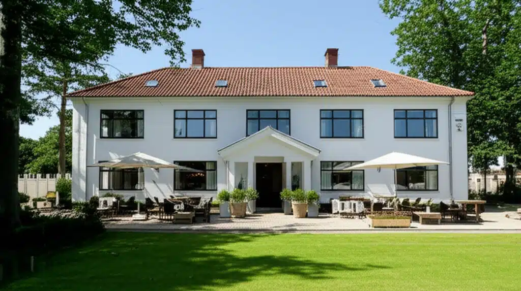 Hotel Frederiksminde: Udsigt over Præstø Fjord & Gourmet-Oplevelse